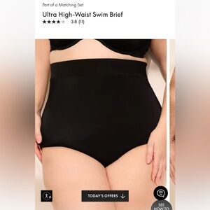 Women’s Cacique High-Waist Swim Brief